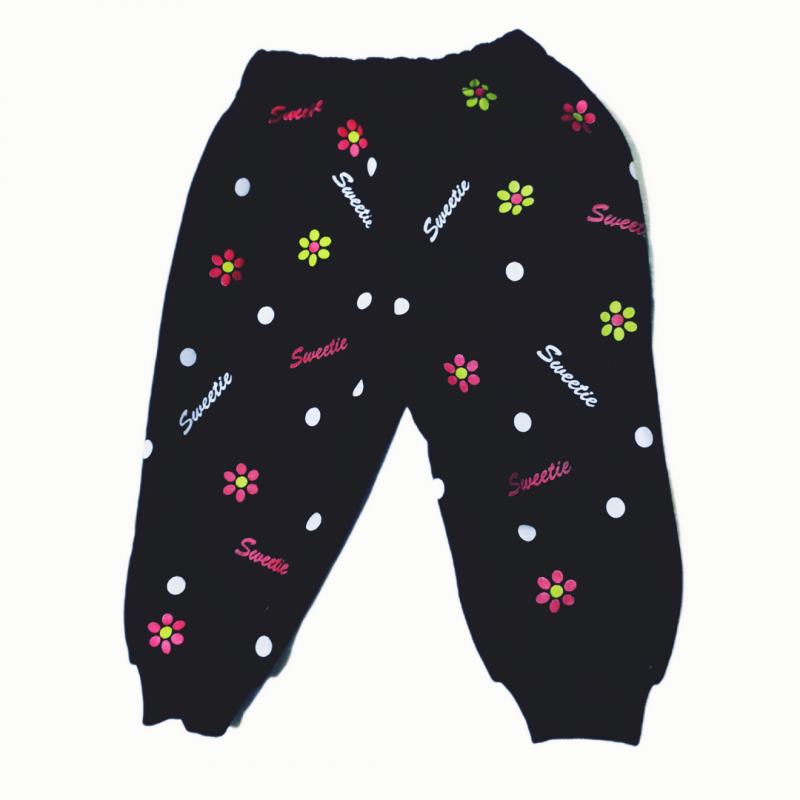 Sweetie Kedi baskılı sweatshirt takım 6 Ay - 3 Yaş Lila - Görsel 5