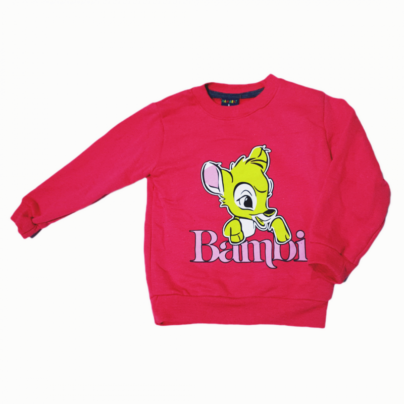Ceylan baskılı sweatshirt takım 5-9 Yaş K. Pembe - Görsel 3