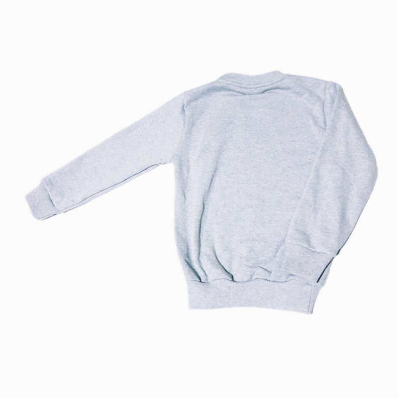 Ceylan baskılı sweatshirt takım 5-9 Yaş Gri - Görsel 4