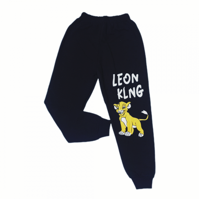 Aslan baskılı sweatshirt takım 6-10 Yaş K. Yeşil - Görsel 5